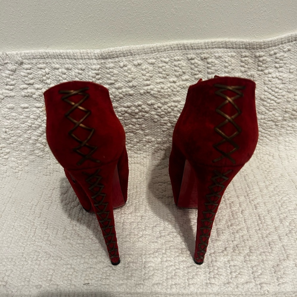 Suede platform, Christian Louboutin Recouzetta - Picture 7 of 8